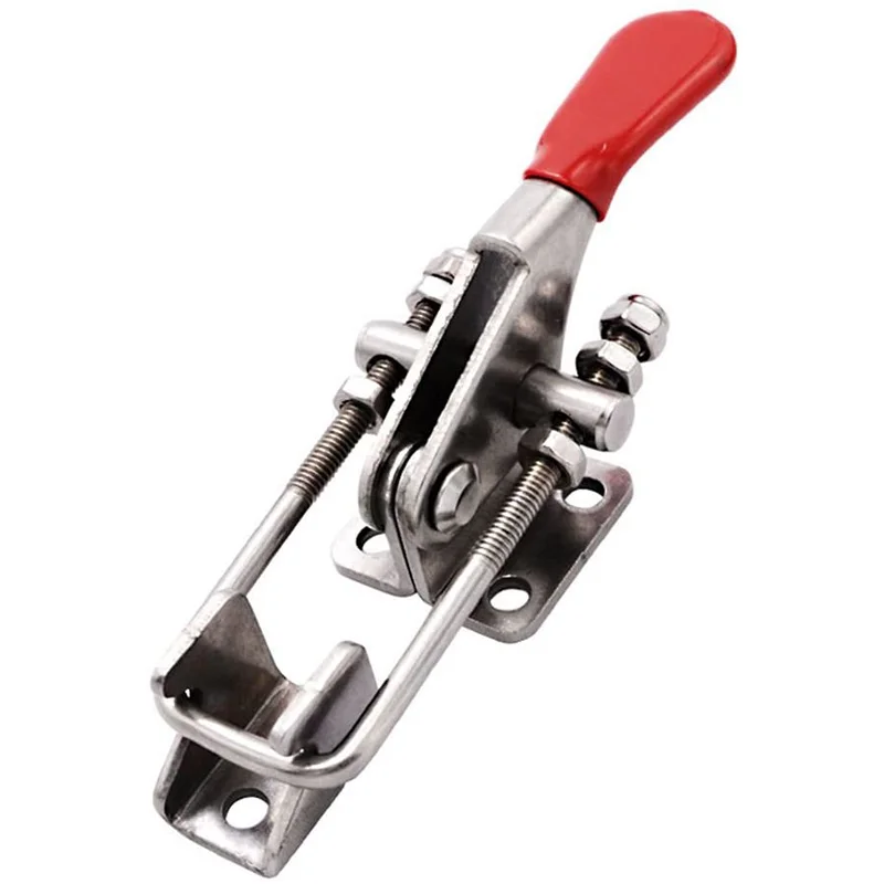 

AS94-304 Регулируемая защелка-фиксатор из нержавеющей стали, рычажный зажим, сверхмощные зажимы-фиксаторы (4 шт.)