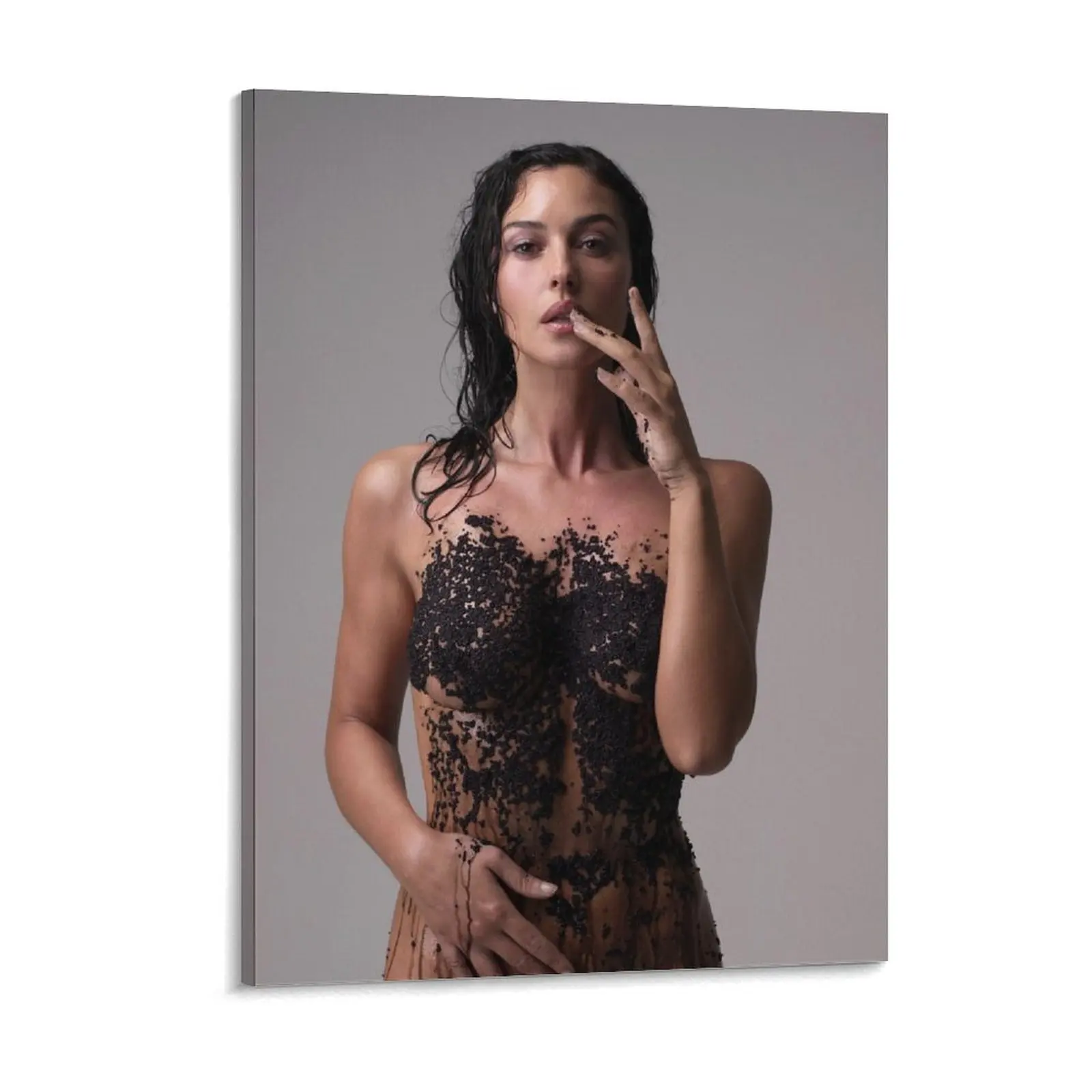 

Monica Bellucci Canvas Paintings Club Club Bar Printing Plaques Framed Wall Paintings