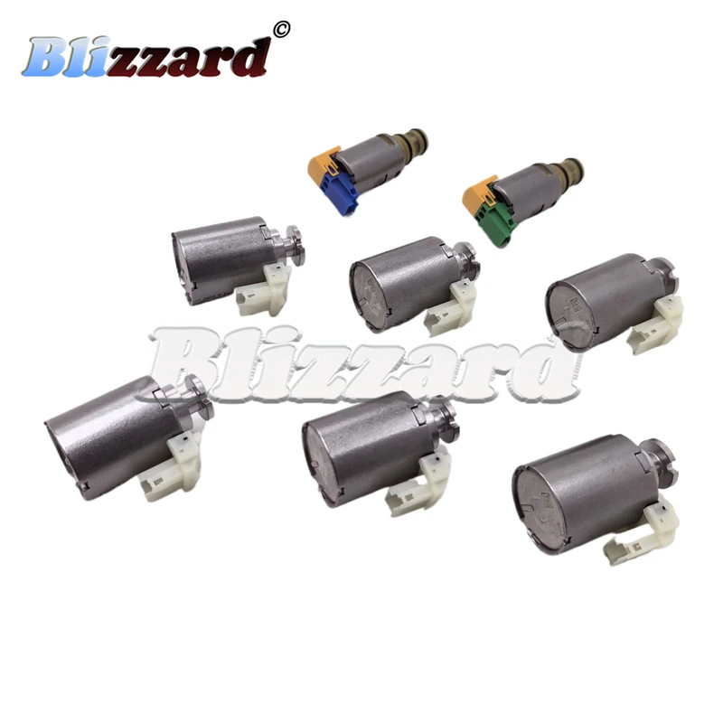 

8Pcs Genuine New 10R60 10R80 Automatic Transmission Solenoid Kit for Ford Raptor F150 Mustang Roadrunner 2.2 Explorer