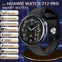 For Huawei Z12 PRO Blood Sugar Compass Smartwatch Men's 1.46-inch Heart Rate Health Bluetooth Call Waterproof Sports Smart Watch