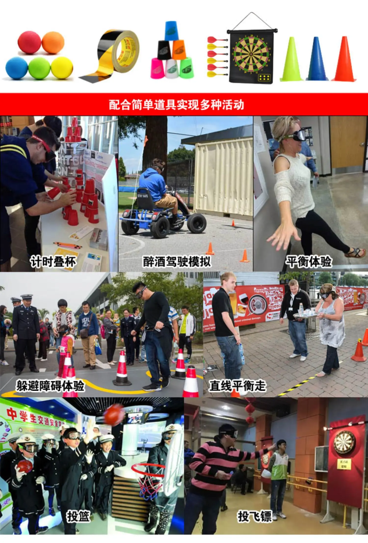 نظارات المحاكاة، تجربة مخاطر القيادة في حالة سكر