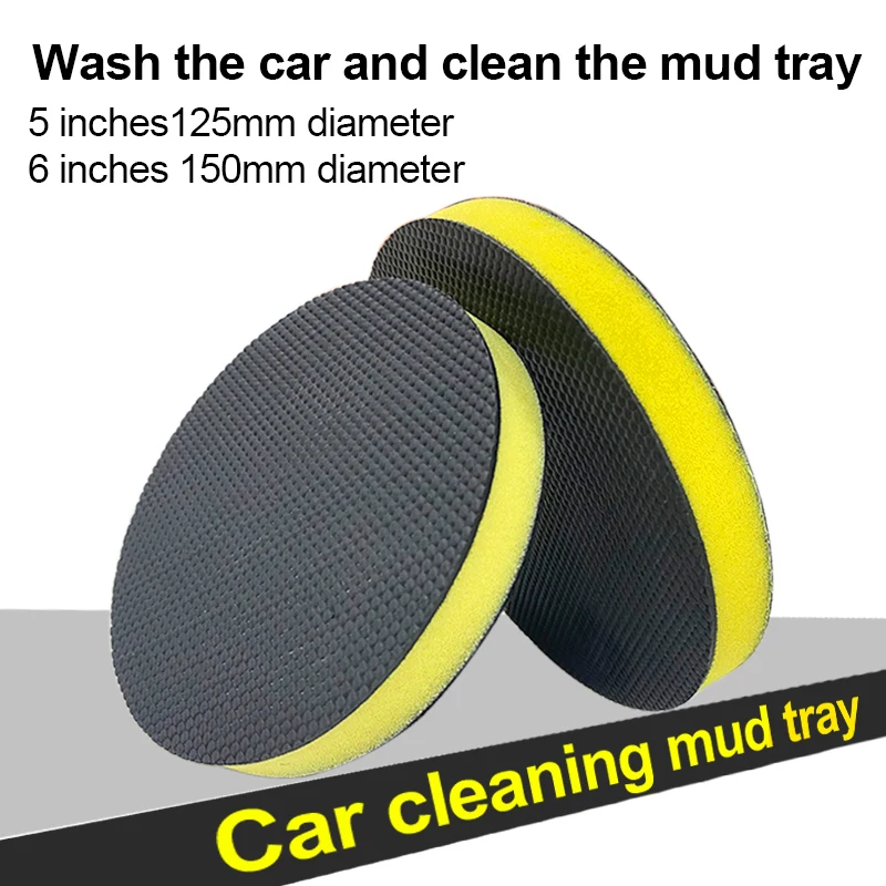 Car beauty grinding clay disk magic decontamination car wash clay remove fly paint clay cloth wiping car artifact tools