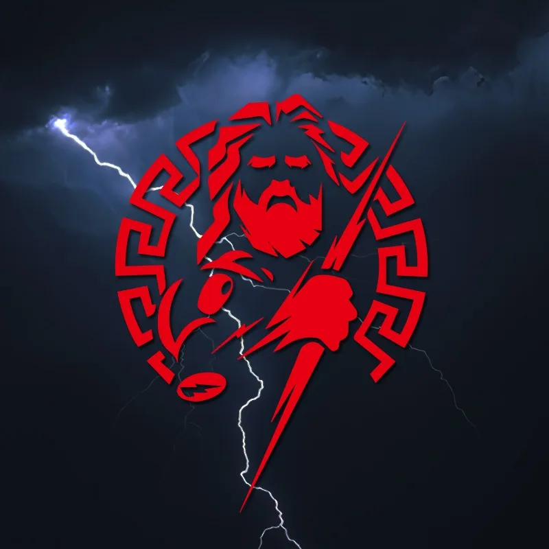 The man with the power of lightning creative&funny stickers for cartoon fans&lover,high quality for car trucks motorcycles