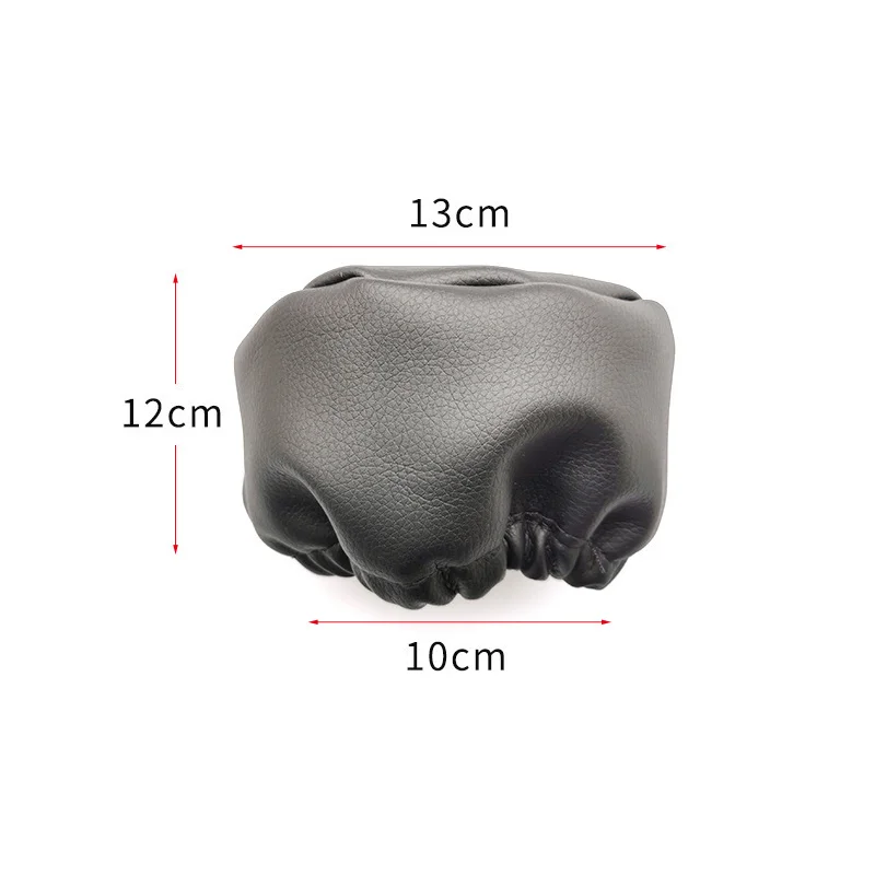 Capa de tanque de combustível em couro pu, universal para caminhões e vans, tampa de tanque de combustível para escavadeira, à prova d'água e à prova de poeira, capa de tanque de combustível para automóveis