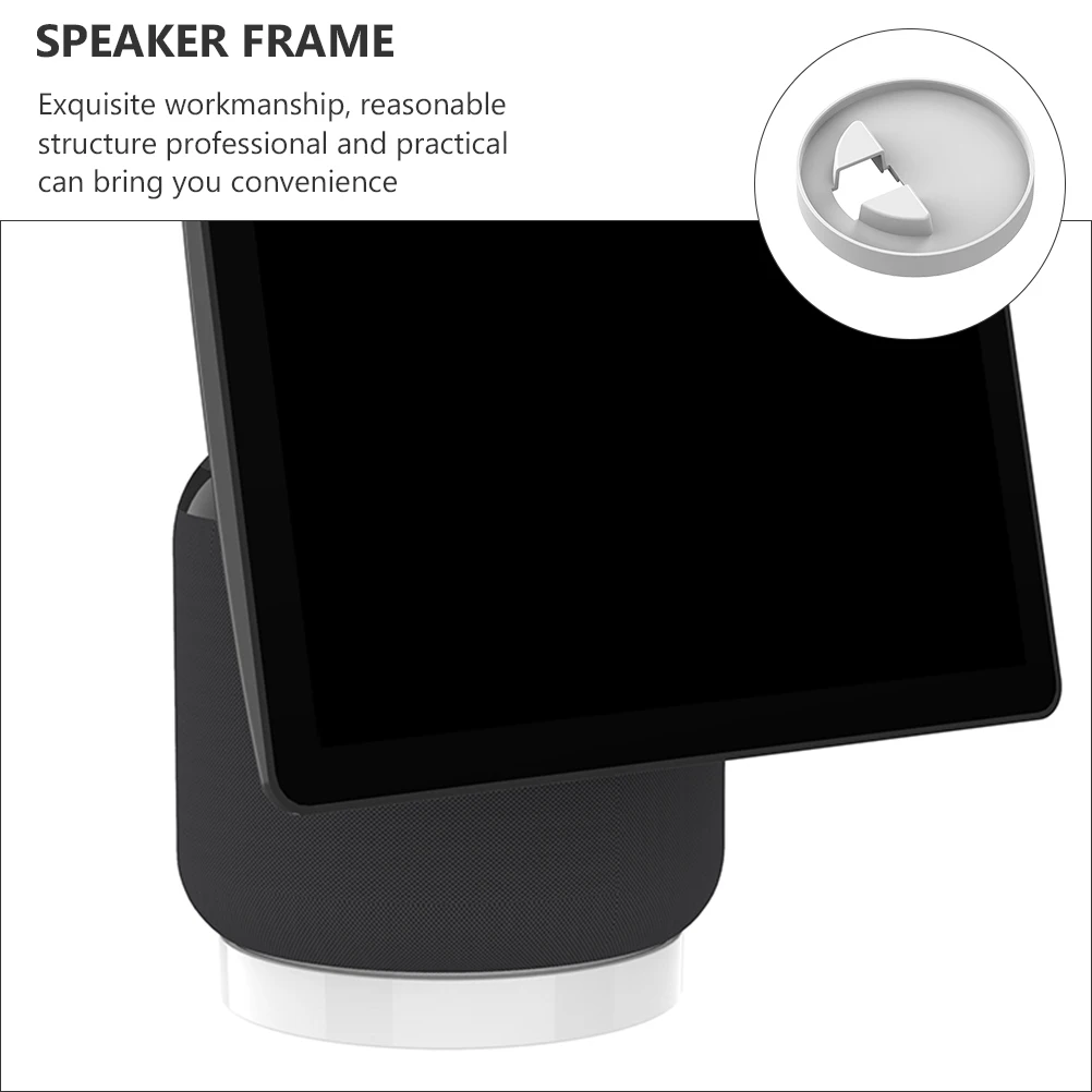 

Stands Audio Desktop Speaker Holder Bracket Intelligent Sound White Abs Pole Mount
