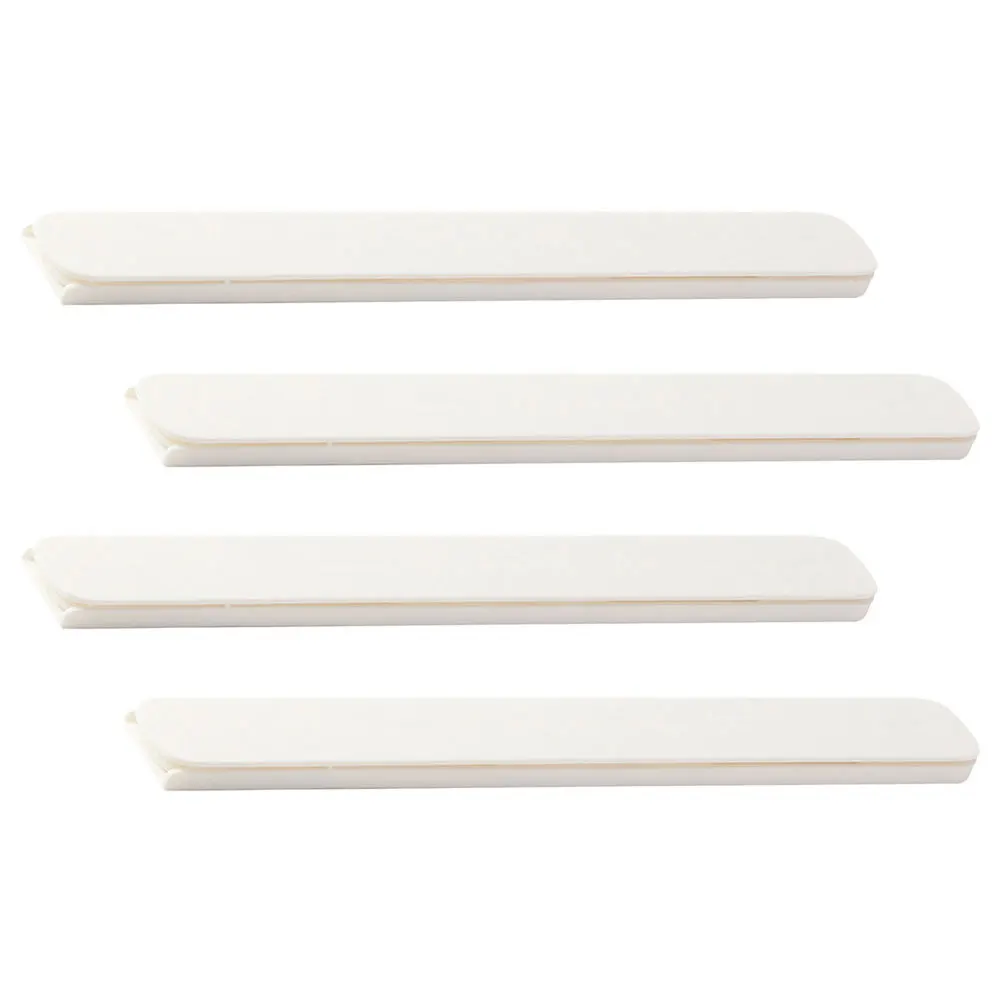 

4pcs Cabinet Drawer Slides Self Adhesive Punch Free Drawer Guide Rails Heavy Duty Replacement For Furniture Dresser Bottom Mount