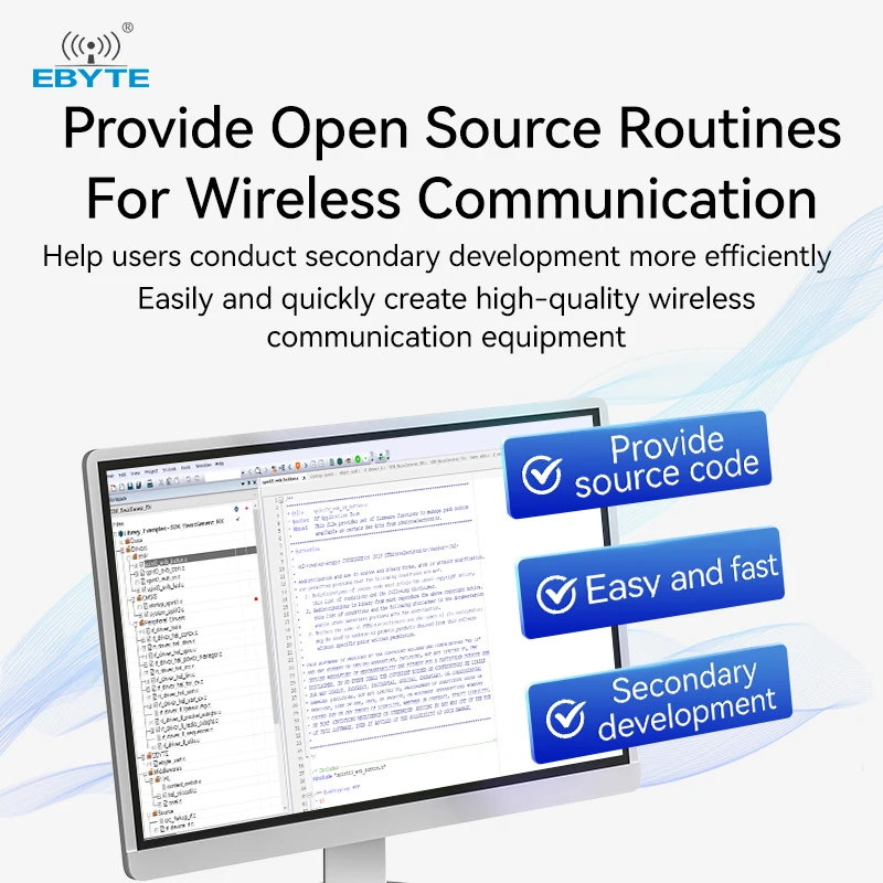 BLE6.0 SoC Wireless Module nRF54L05/nRF54L10/nRF54L15 Multi-Protocol E73-2G4M54LP/LX Series 2.4Ghz Low Power Consumption