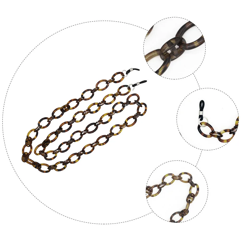 

Stylish Acrylic Face Mask and Glasses Chain Lanyard Anti-Lost Comfortable Holder Handy Secure Accessory Mask Lanyard