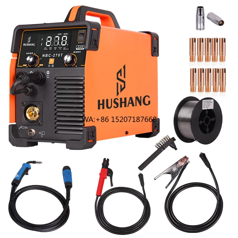 Soldador Mig portátil de 160Amp, doble voltaje, multifuncional, CO2, sin Gas, MIG/MMA/TIG, soldadores MIG 4 en 1