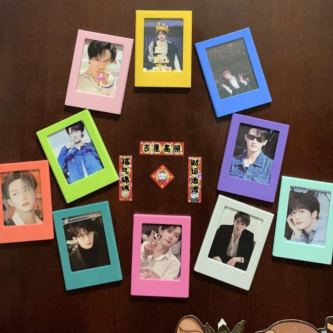 10/5/1pcs Photo frame refrigerator sticker DIY magnetic photo frame combination 3-inch color magnetic photo album