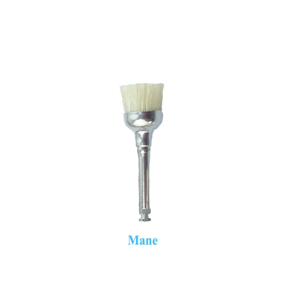 100pcs Dental Nylon Polishing Brushes Prophy Brush Prophylaxis Brush for Contra-Angle Handpiece Flat Tapered Mane Cup