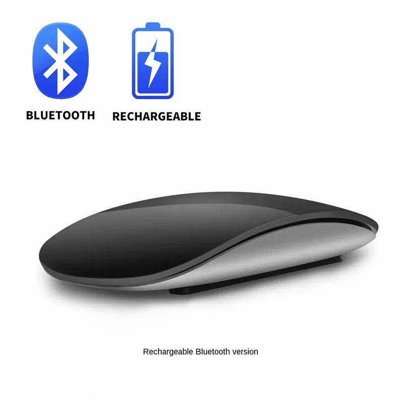 

Bluetooth-Compatible 5.0 Wireless Mouse Silent Multi Arc Touch Mice Ultra-Thin Magic Mouse For Laptop Ipad