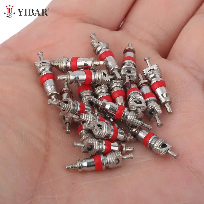 20PCS American valve core Car Truck Alloy Tire Tyre Valve Stem Core Part Replacement Tyre Zinc Alloy Valve Stem Core Part Car Ac