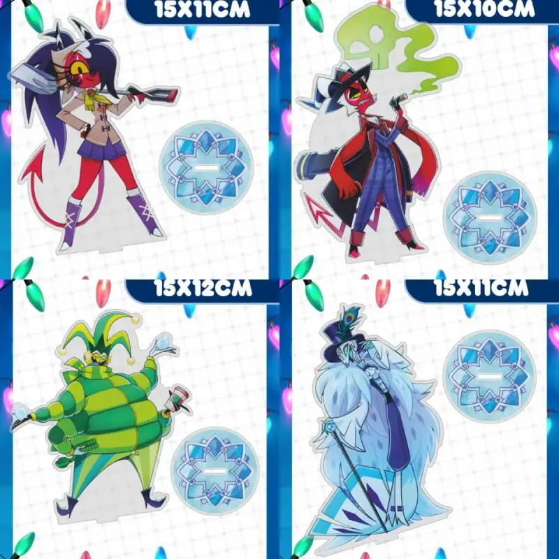 

Acrylic Standing Plates for Helluva Boss Millie Stolas Andrealphus Mammon Loona Anime Cartoon Acrylic Standee Acrylic Decoration