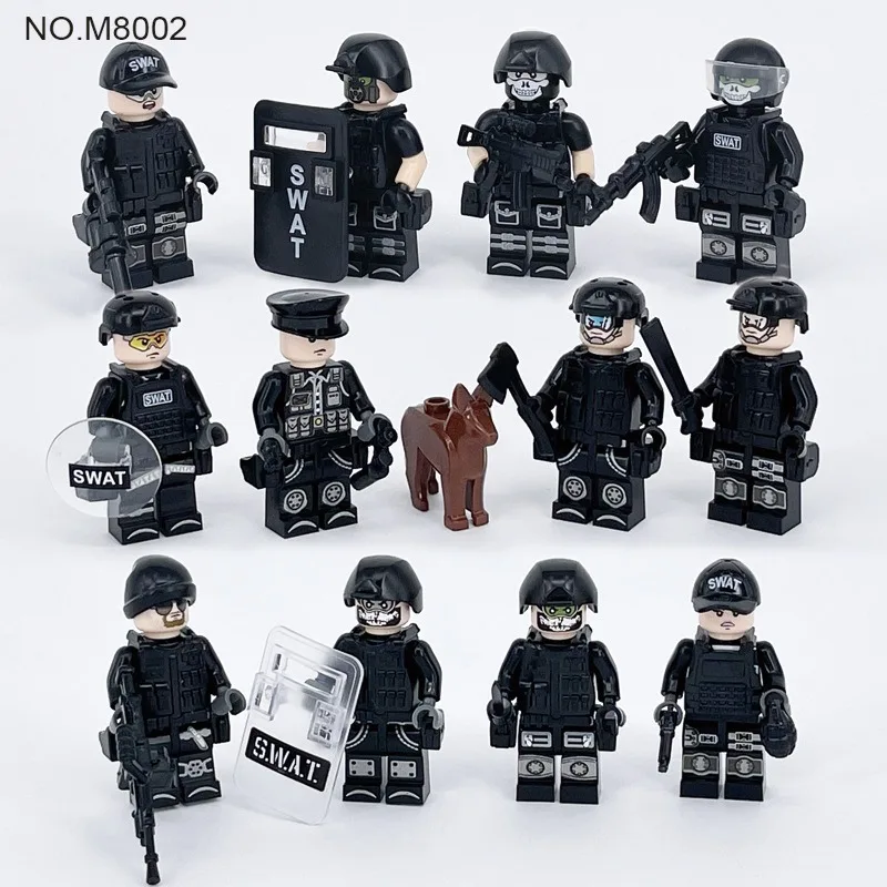 

JE Trade480 UrbanProfessional Police SWAT Building Blocks Small Particle Assembly Children's Toys Cross-border Wholesale Figures