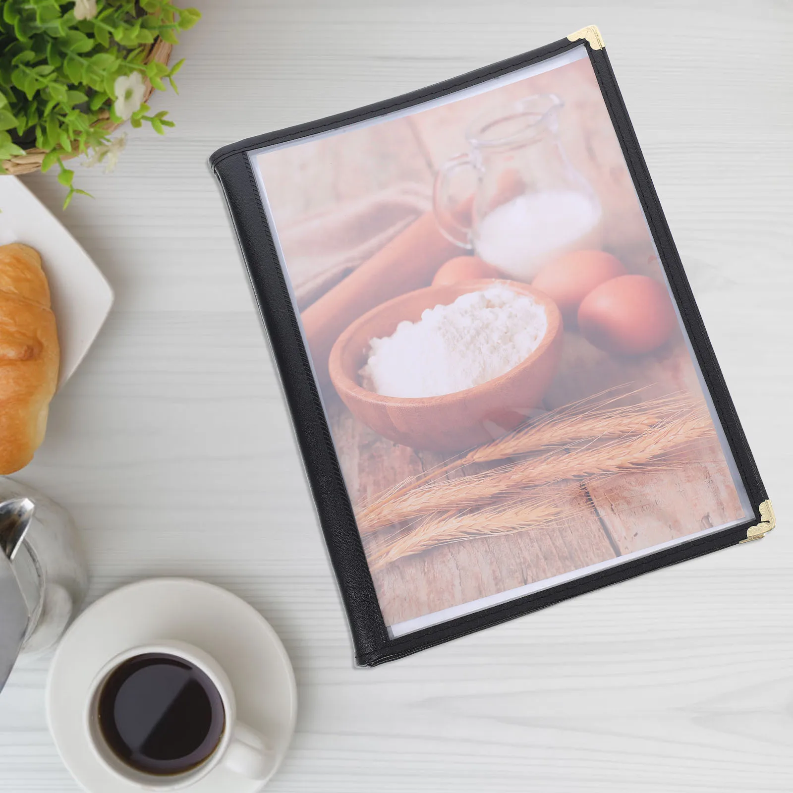 

Transparent Holder Plastic Pockets Drink List Cover Restaurant Bar Hotel Clear Insert Menu Book Pvc Menu Binder Sleeve