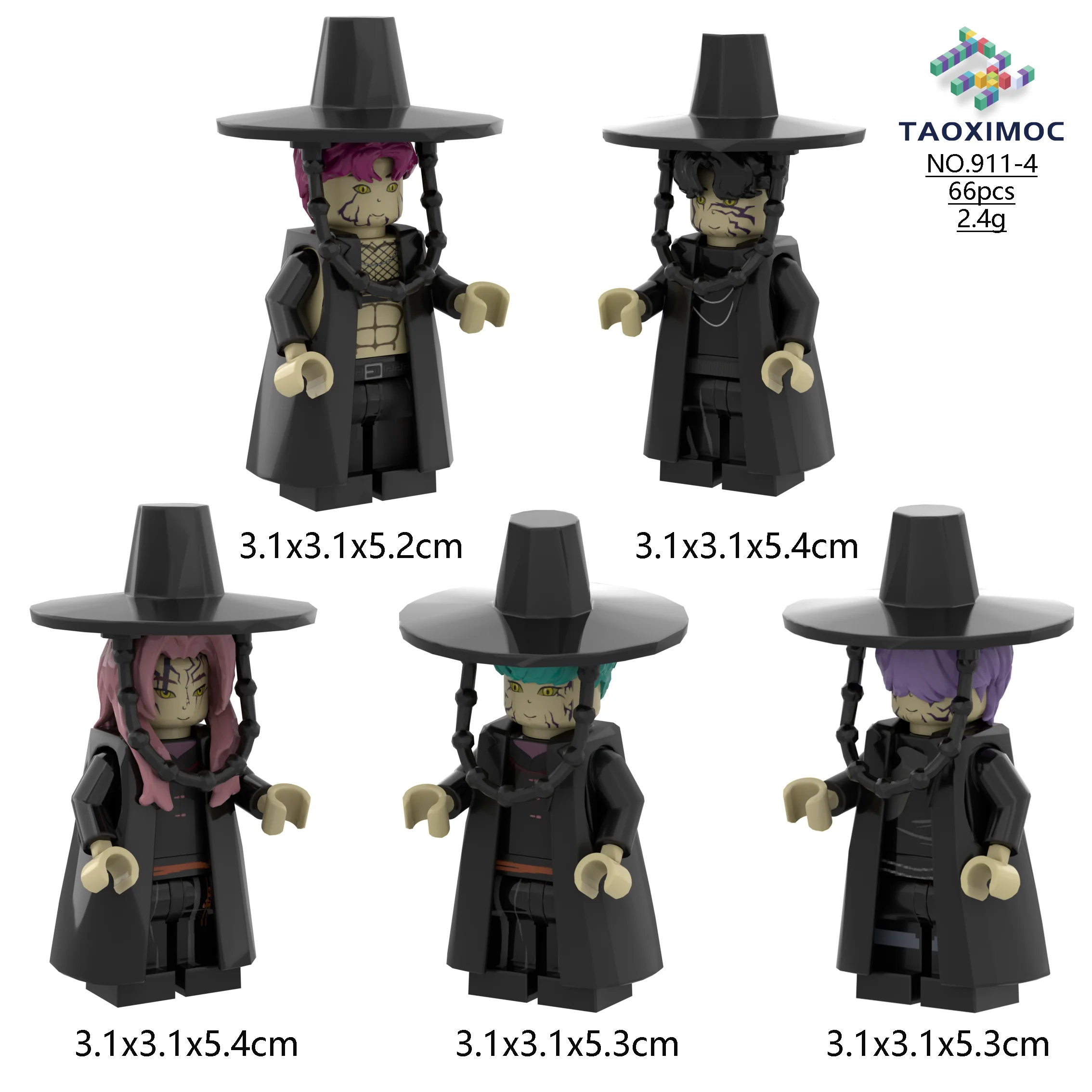 

New Monster Hunt Men's Team Rumizazoi Assembles Building Blocks Handmade Korean Men's Team Cloak Building Blocks Toy///