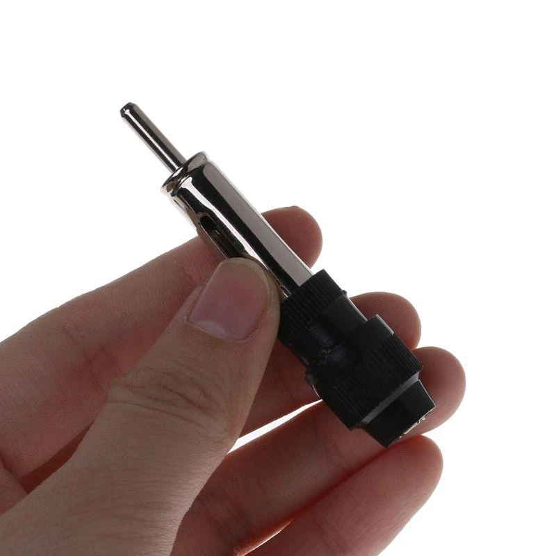 H7BD 2pcs Car Radio Adaptor Antenna Cable Male Aerial Anteny Connector Plug