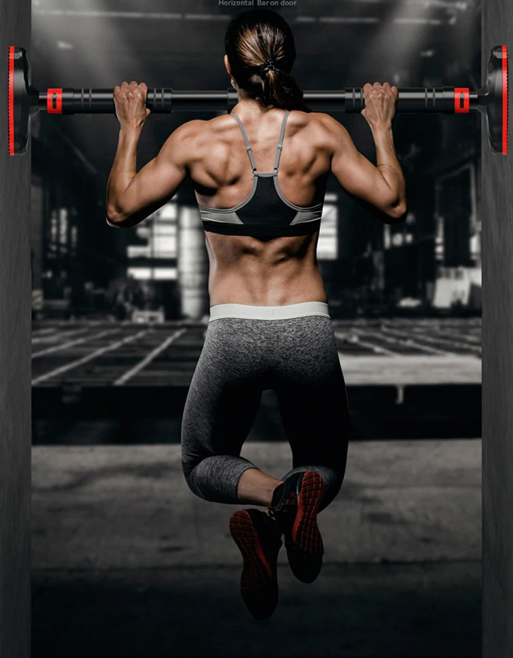 

Adjustable Indoor Fitness Exercise Workout Gym Chin Up Doorway Arm Pull Up Training Door Horizontal Bar
