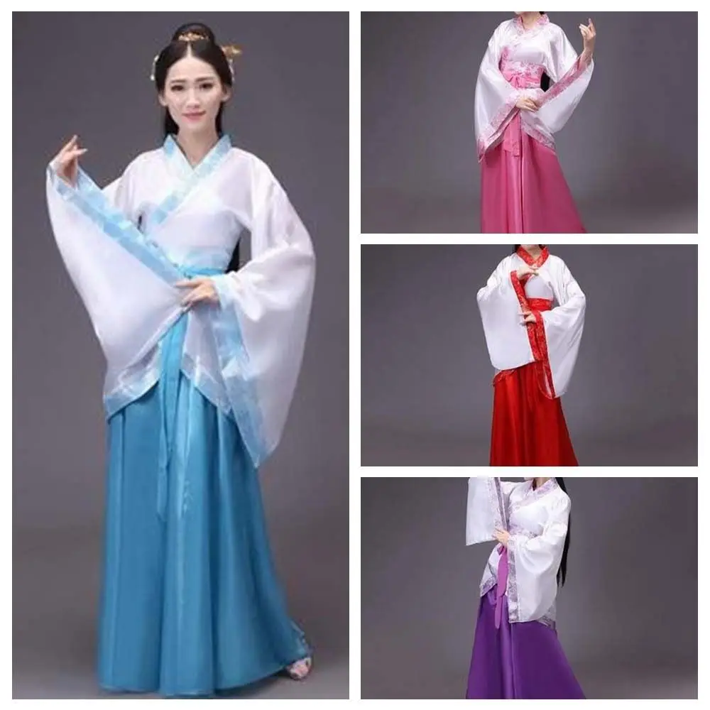 Chinese Cloth Chinese Hanfu Skirt Oriental Fairy Princess Stage Costumes Chinese Ancient Dress Cosplay Outfit Ancient