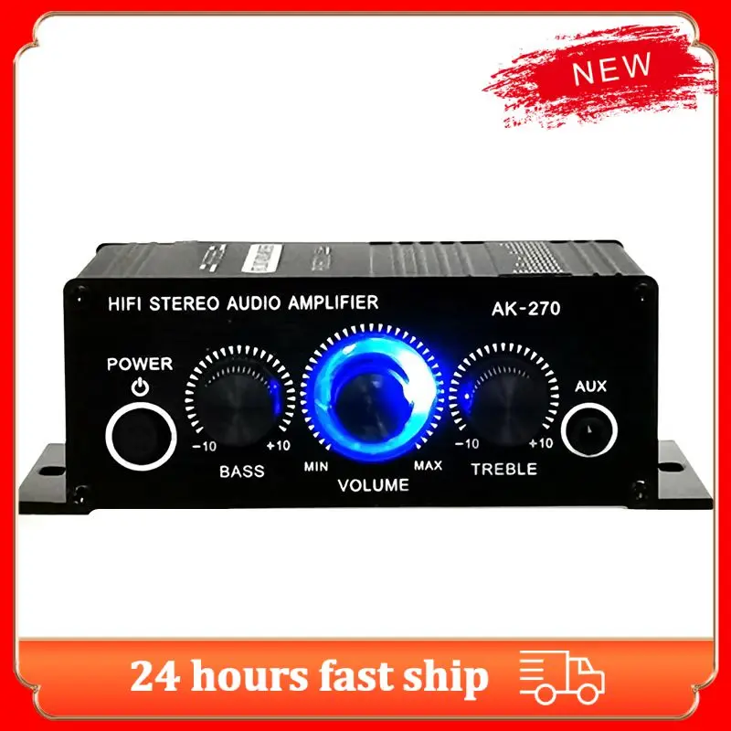 

12V Audio Amplifier Mini 400W HIFI Digital Stereo Audio Amplifier FM Amplificador In AMP Car Home Radio Theater Microphone