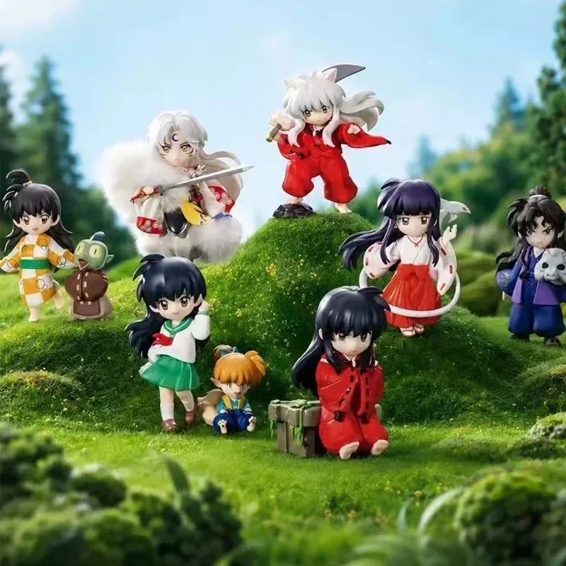 POP MART GONG Inuyasha Warring States Journey Serie Blind Box Spielzeug Kawaii Anime Actionfigur Caixa Caja Überraschungs-Mystery-Box