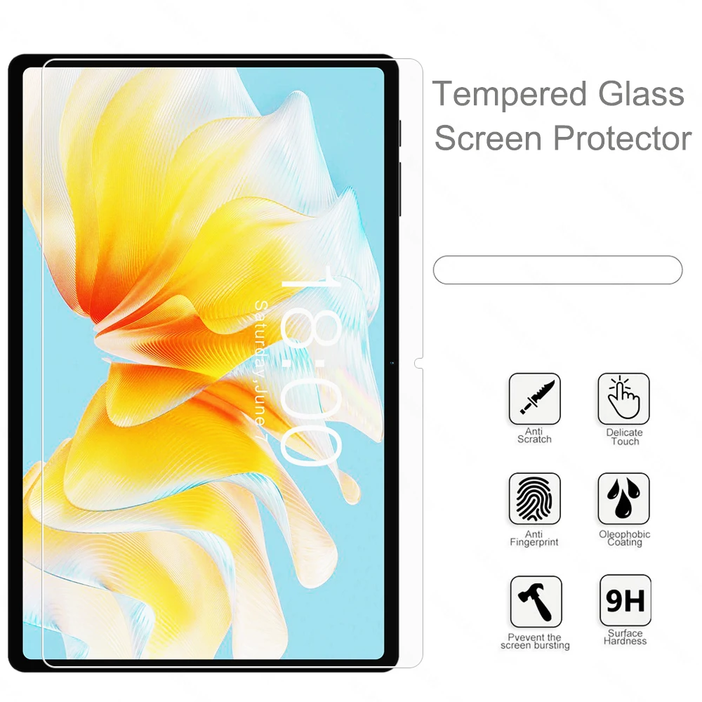 2 Pieces HD Scratch Proof Screen Protector Tempered Glass For Teclast T40HD Tablet 10.36-inch Protective Film