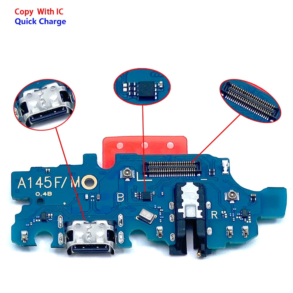 Dock-Anschluss Micro-USB-Ladegerät für Samsung A14 4G 5G A145F A146B A146P USB-Ladeans chluss Board Port Dock Flex kabel