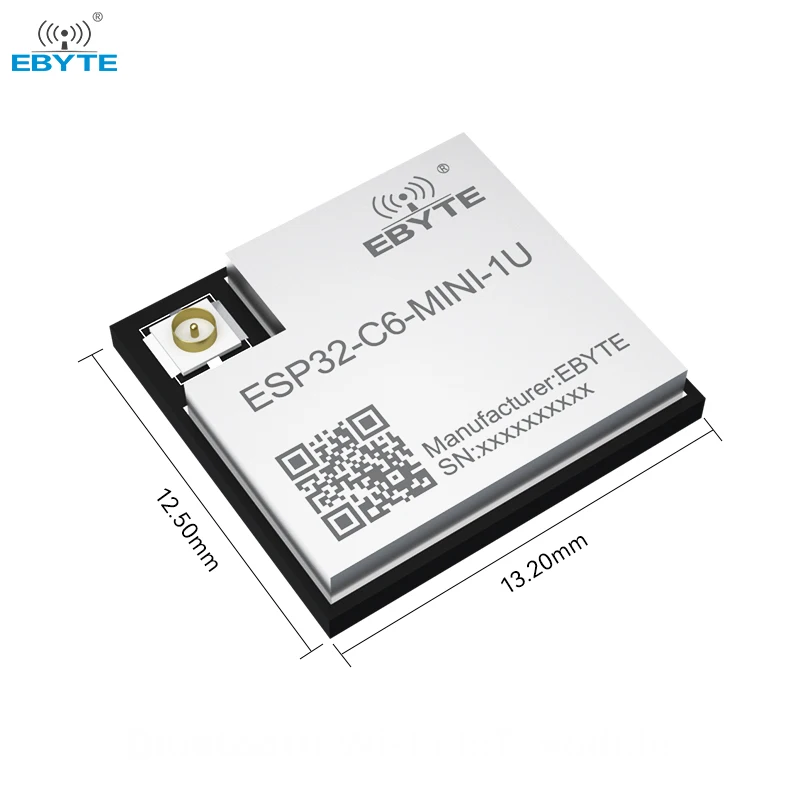 ESP32-C6 Modulo WiFi Bluetooth 2.4GHz EBYTE Serie ESP32 BLE5.3 WiFi6 Supporto AT Comando 20dBm IPEX/PCB Antenna Modulo SMD