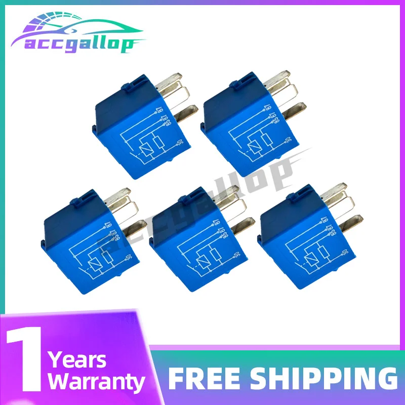 5Pcs Fuel Pump Control Dynamic Closing Switch Relay for BMW E36 E39 E46 E53 E90 E92 128i 135i 318i 61368364581 61366915327