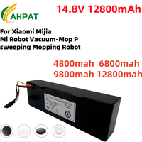 14.8V 2800-12800mah For Xiaomi Mop Pro Robot Vacuum Cleaner Replacement Battery for Yunmi MVVO1-JG Haier JX37