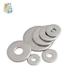 M3 M4 M5 M6 M8 M10 M12 M14 M16 M18 M20 -M27 Din9021 Large Flat Washer 304 Stainless Steel Big Metal Gasket Meson Plain Washers