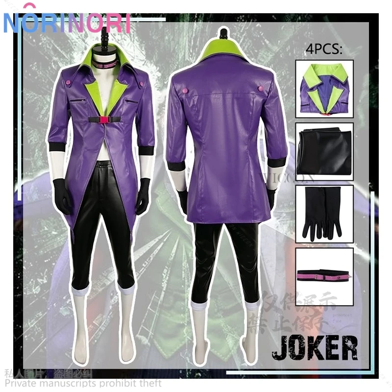 Gants de jeu d'anime de Hmatte en Horror Cosplay pour hommes adultes, collier de gril, costume de dessin animé Joker, vêtements de fête, nouveau, vente en gros, 2024