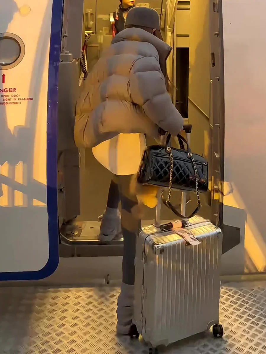 90% blanco Du down Puffer Jaet Stand Collar ort Bread Sle mujer invierno Thi Warm ey Casual Faion abrigo