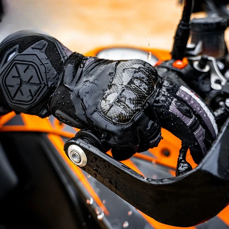 Motorcycle, motorcycle, travel, knight gloves, warm in autumn and winter, riding locomotive, anti-drop racing car, waterproof