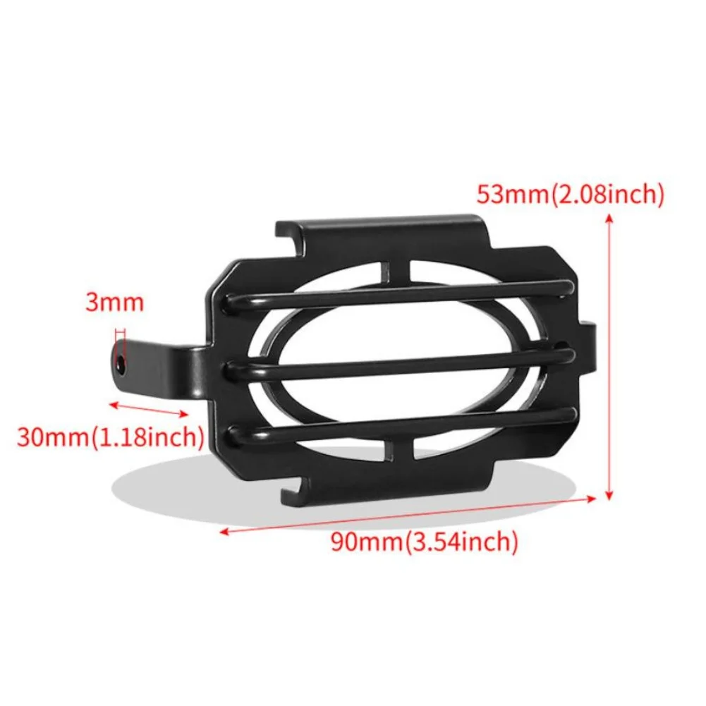 1 Set Motorcycle Fog Lamp Protector For ZONTES 368G Model Scratch Resistant Non-Destructive Attachment