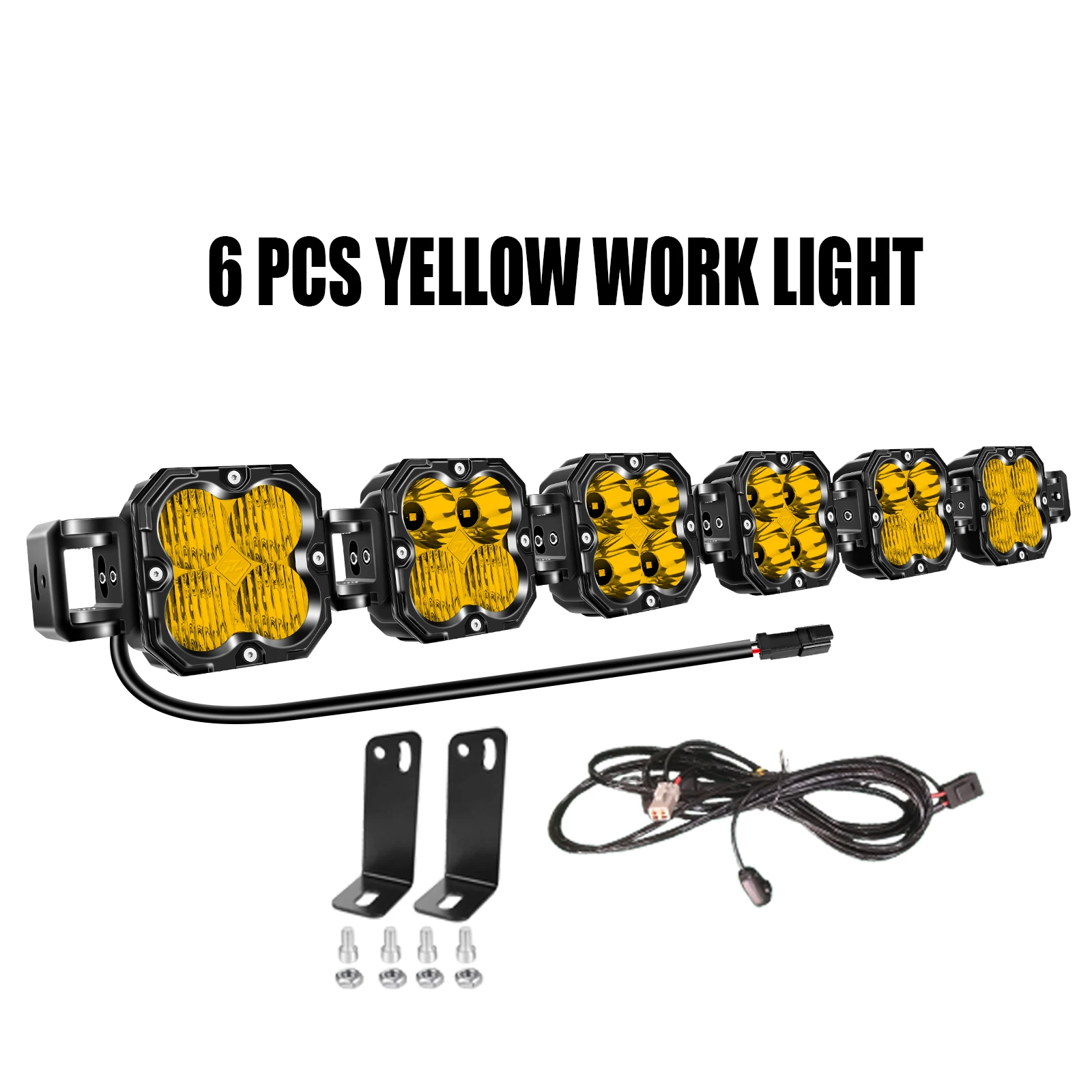 Variant: 6 x 30W Yellow Light