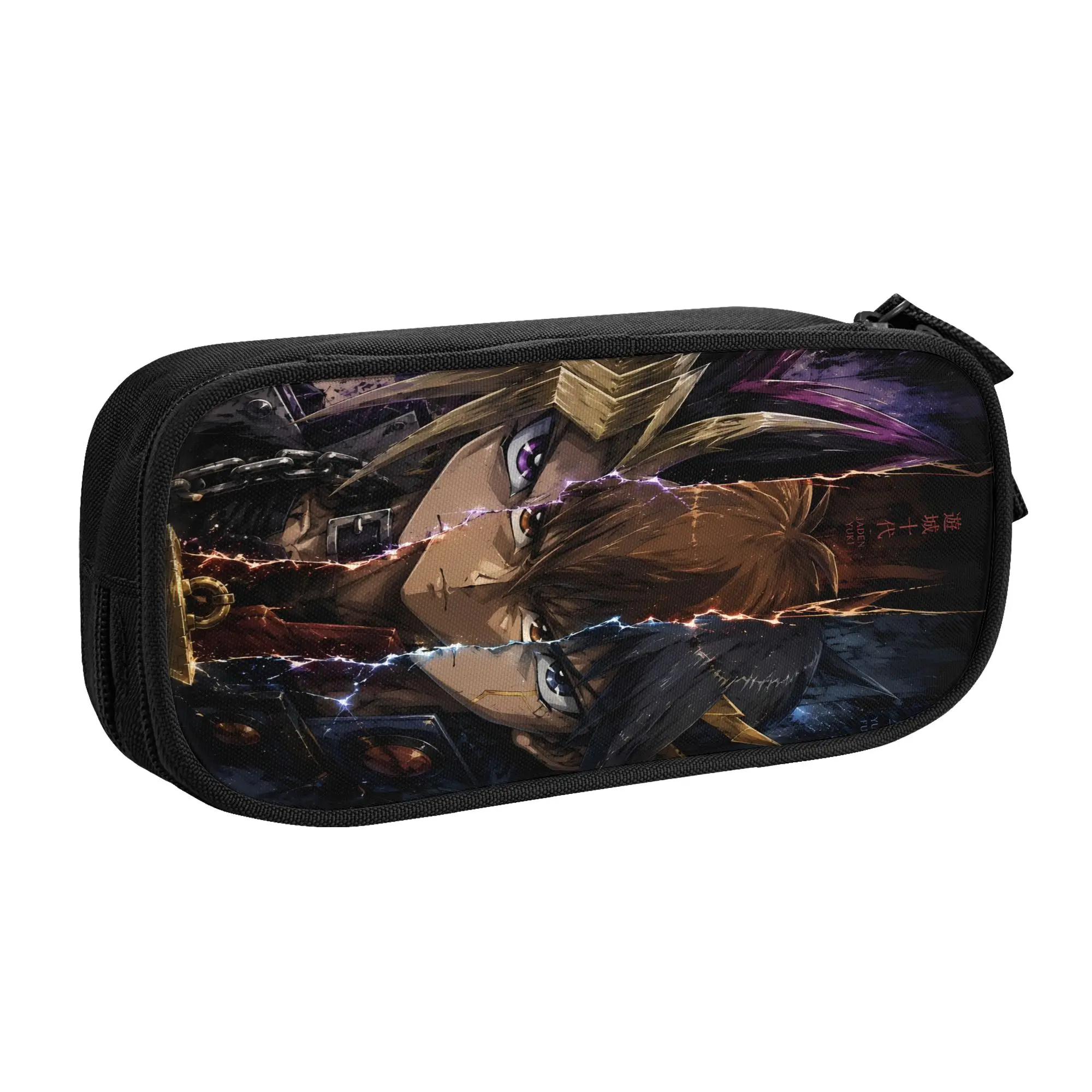Large Capacity Bags For Child Cartoon Yugiohs Three Protagonists Split Face  Handheld Study Bag For Boys Gilrs Kids