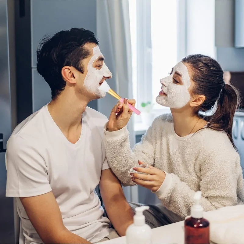 1-3 uds cepillo de máscara de silicona de Color aplicador de barro Facial Flexible loción corporal crema mezcla cosméticos maquillaje DIY herramientas de belleza