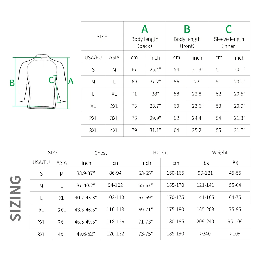 WOSAWE Quick Dry Cycling Jersey Summer Long Sleeve Sweatshirt Bicycle Jersey MTB Road Bike Shirt Men Cycling Clothing