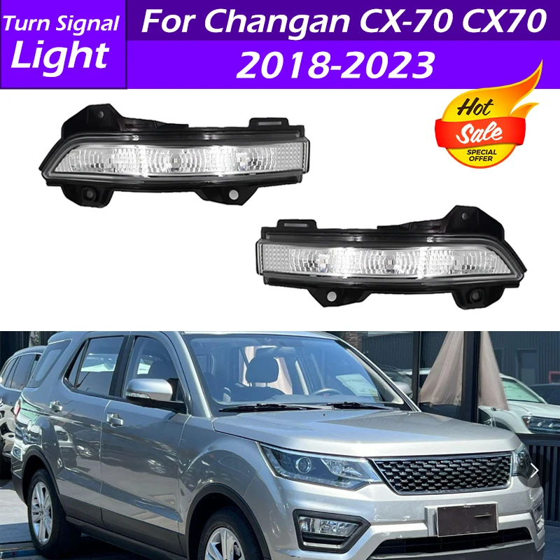 

LED Car Rearview Mirror Turn Signal Light Side Mirror Rearview Indicator For Changan CX-70 CX70 2018 2019 2020 2021 2022 2023