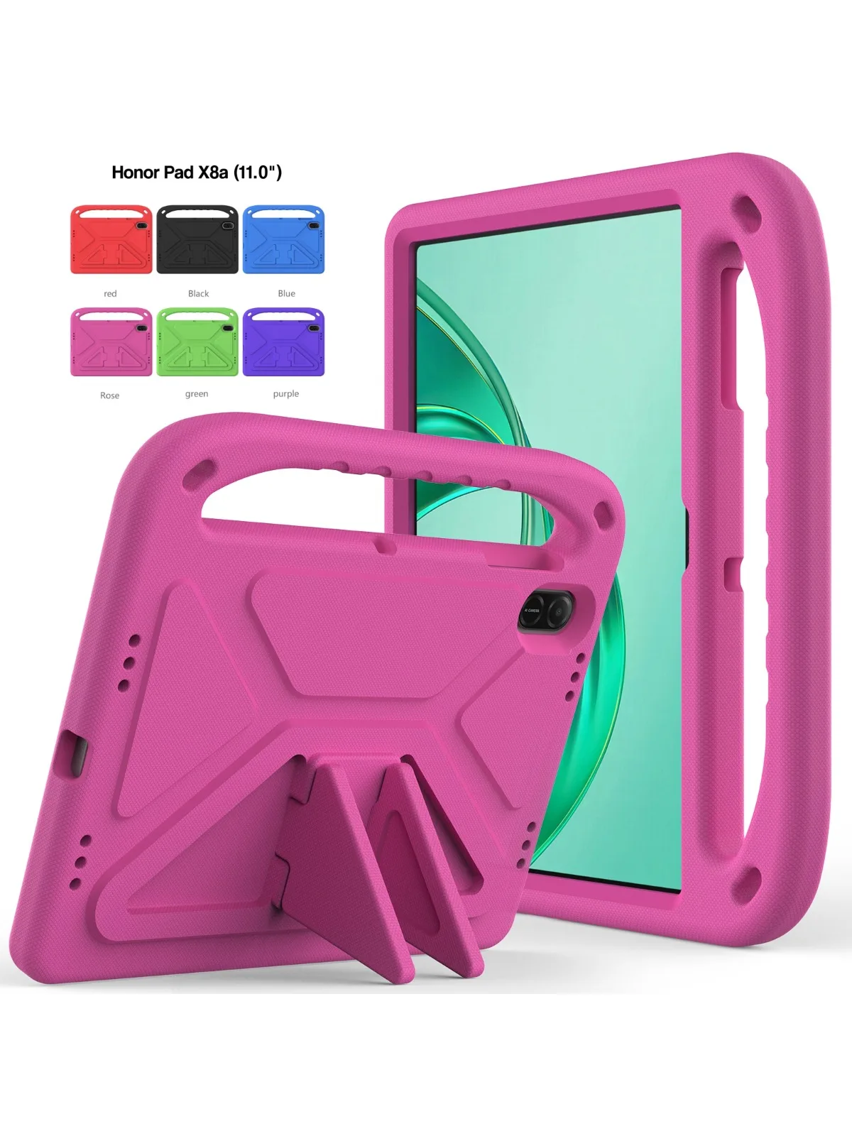 Etui EVA do Honor Pad X8a 11 cali 2024 Kids Stand Shockproof non-toxic Full Body Handle Cover do Honor Pad X8a X9 2024 11'' — zdjęcie produktu 7