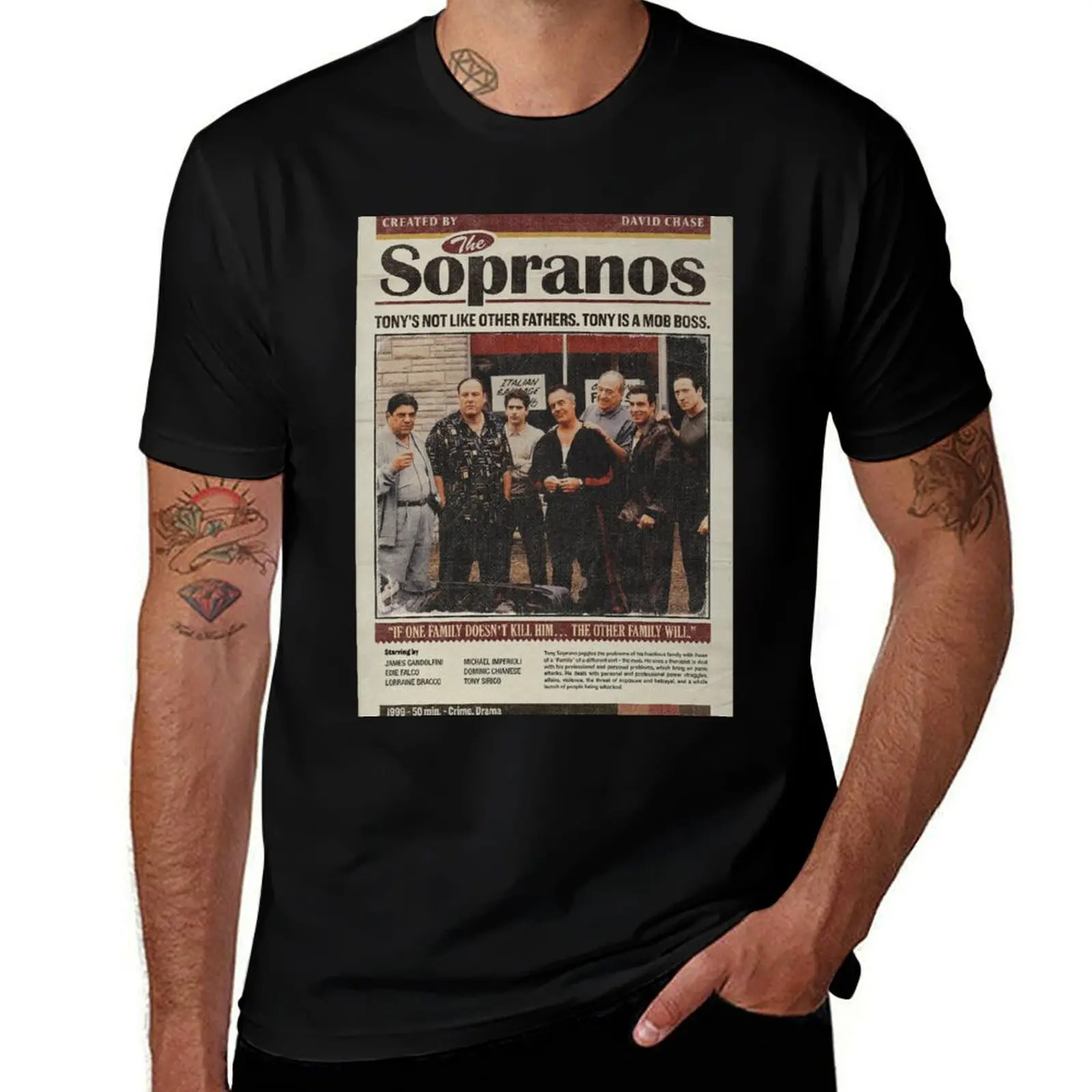 

The Sopranos T-Shirt boys animal print T-shirts man man clothes mens graphic t-shirts