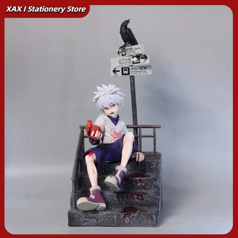 

New Anime Killua Zoldyck Action Figures Gk Hunter×Hunter Action Figures Pvc Collection Model Peripheral Desktop Decoration Toys
