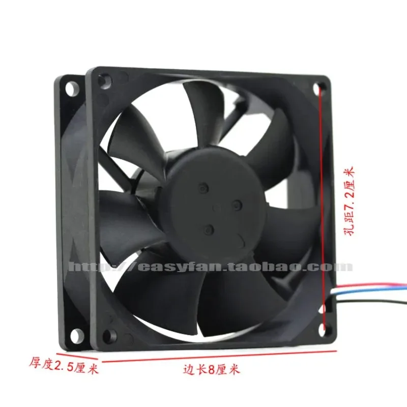 JFG For DELTA AFB0812VH 8025 12V 0.41A 8CM Cooling Fan
