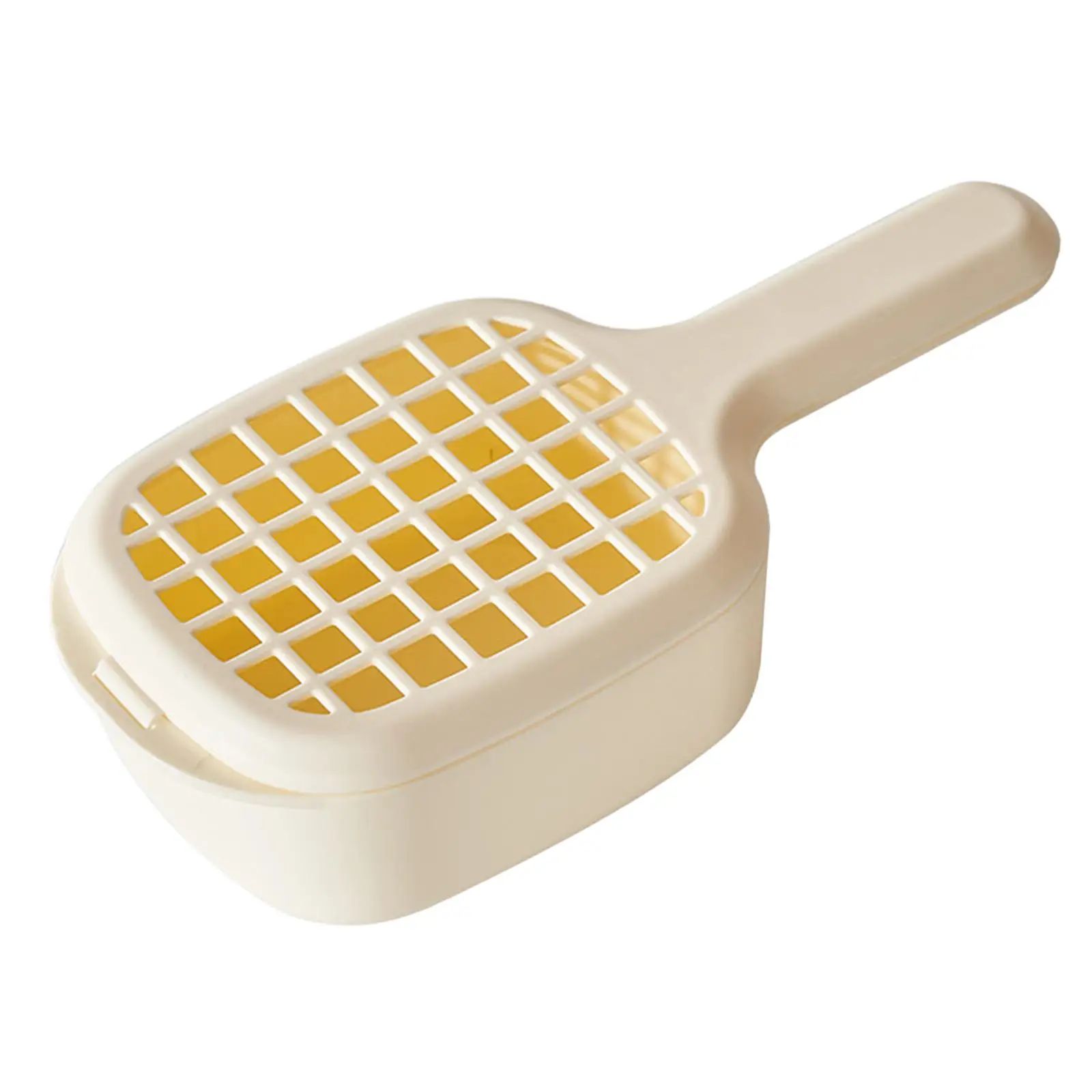 Drainage Basket Funnel Drain Basket with Handle, Washing Soaking Basket Strainer Basket Food Container for Household Kitchen,