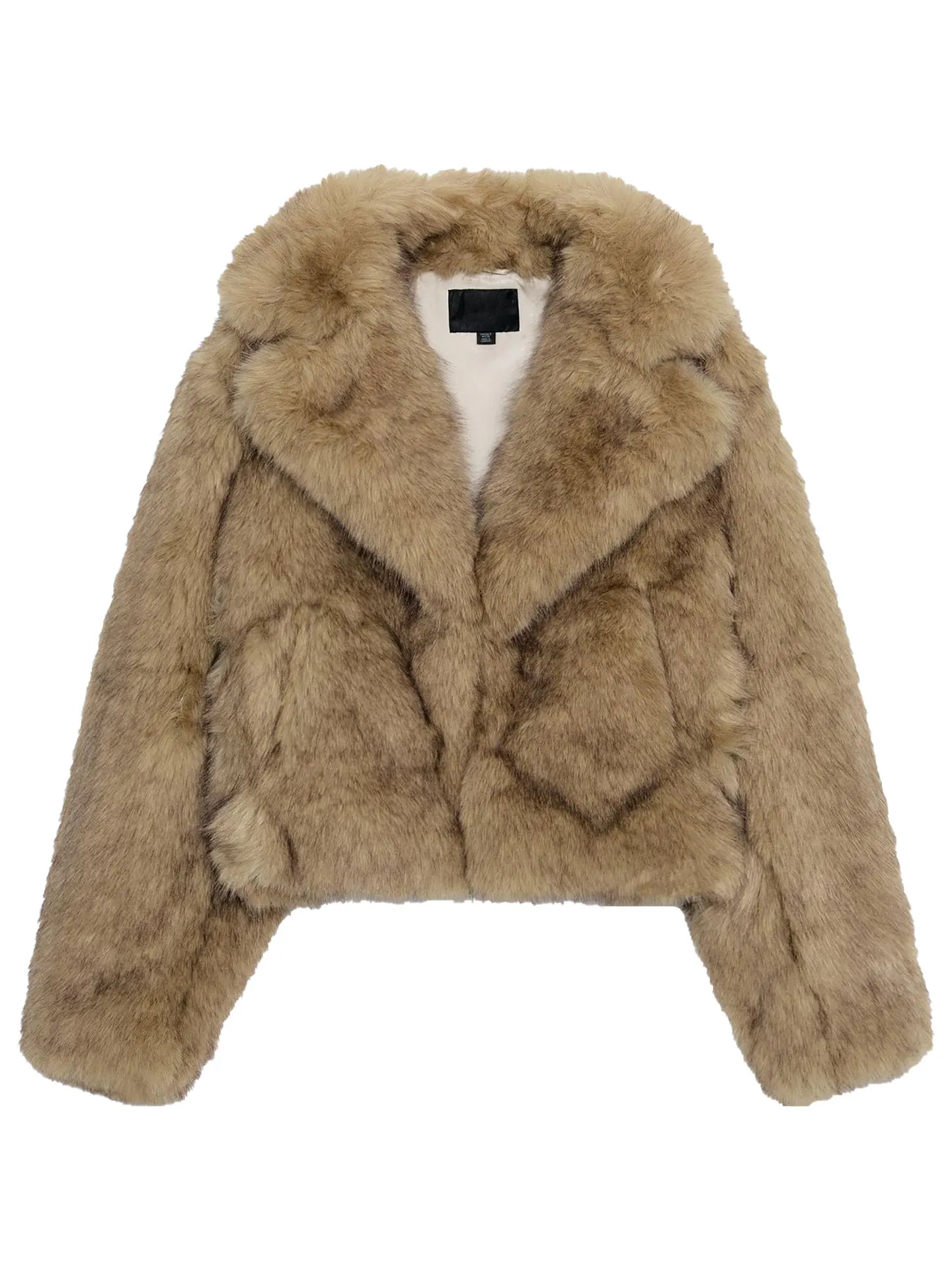 เสื้อโค้ทขนเฟอร์เทียมทรงหลวมแฟชั่นสำหรับผู้หญิง รุ่นใหม่ล่าสุดสำหรับฤดูหนาว เสื้อคลุมลำลองแบบยาว ปิดด้วยกระดุม