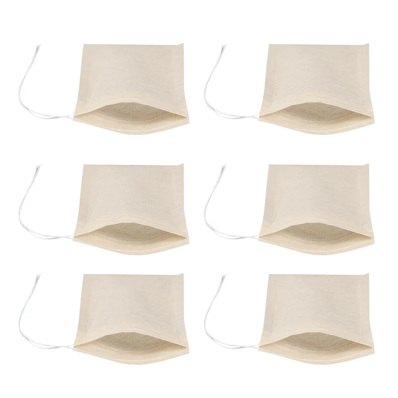 600 Pack Tea Filter Bags,Disposable Paper Tea Bag With Drawstring For Loose Leaf Tea,Coffee(Natural Color,2.75X1.97 In)