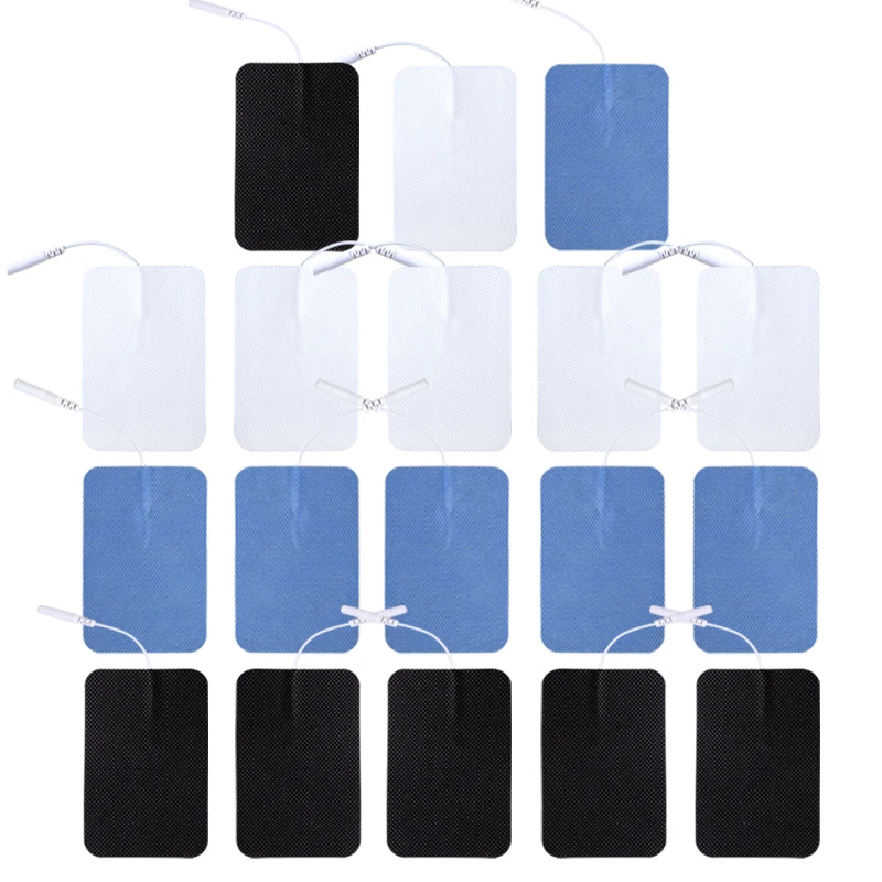 6x9cm 물리치료 텐스 전극 ​ 패드 전도성 젤 치료용 펄스 압력 전기 콤펙스 근육 자극기 마사지