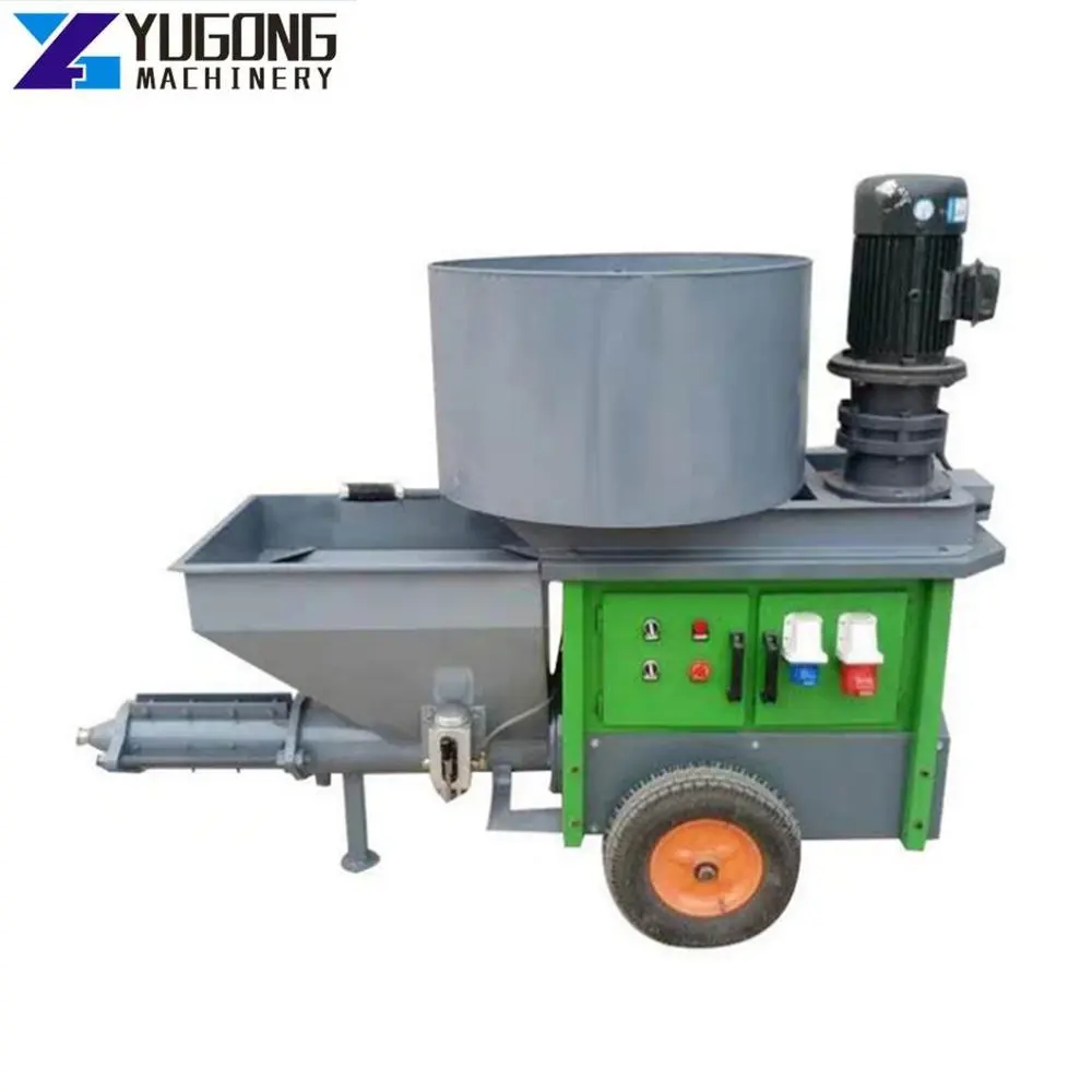 YUGONG Spraying Sand Machine Putty Sprayer Cement Sprayer Mortar Spraying Machine Gypsum Putty Spraying Pump Machine